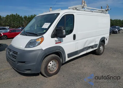 2017 Ram Promaster 1500 Low Roof 136 Wb from USA, damaged, VIN 3C6TRVAG6HE508883